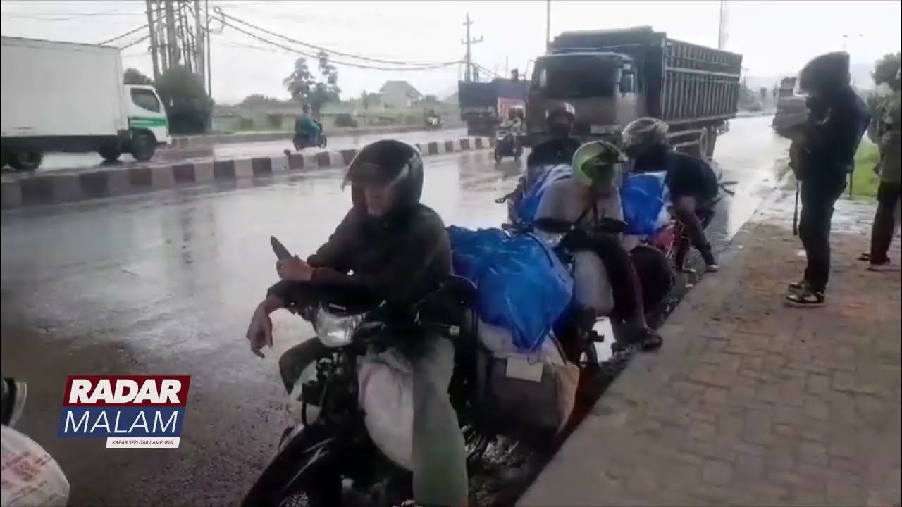 Ribuan Pemudik Sepeda Motor Sudah Masuk Lampung Radartvnews Portal