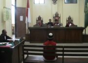 Sidang penyalahgunaan narkotika,  Terdakwa pengedar sabu sabu divonis  empat tahun penjara