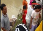 Jasad Bayi Ditemukan Mengapung Di Sungai