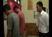 Dua Warga Lamteng Ditangkap Bawa Sabu dan Sajam