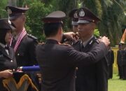 Upacara Pelantikan Brigadir Polri di SPN Kemiling