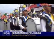 Ribuan Masyarakat Bandar Lampung Ikuti Pawai Nusantara