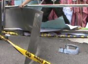 Tuntut Pembebasan Cik Raden, Massa GP Ansor Dan Pol-PP Rusak Pintu Gerbang Pengadilan