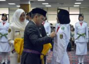 Gubernur Menuntut Paskibraka Untuk Mencurahkan Segala Usaha dan Tekad Baik Fisik Maupun Mental