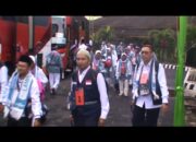 Sebanyak 393 CJH Lampung Kloter Pertama Diberangkatkan