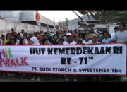 Ribuan Karyawan CV Bumi Waras Ikuti Jalan Sehat