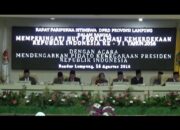 Gelar Paripurna Mendengar Pidato Presiden RI