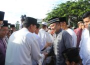 Gubernur Lampung Sholat Ied Bersama Di Lapangan Saburai