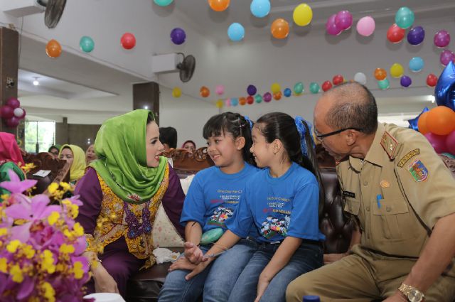 Stop Kekerasan Terhadap Anak, Inilah Pesan Lengkap Istri Gubernur Lampung Yustin Ridho Ficardo