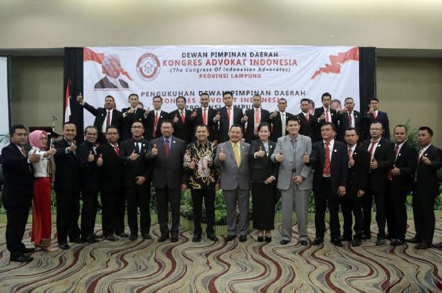 Advokat Lampung Yang Tegabung Dalam KAI Diharapkan Bertanggung jawab, Berdedikasi Tinggi dan Professional