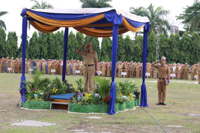 Pemprov Lampung Peringati Hari Bhakti PU Ke-71 Degan Kerja Nyata Membangun Infrastruktur Untuk Bangsa