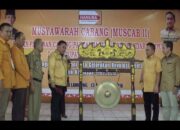 Muscab Ke II Hanura, Kebut Vervikasi Fatwal Internal Hanura Muscab Percepat Konsolidasi