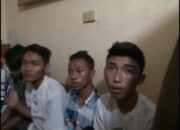 Petugas  Babinkantibmas  Dikeroyok Sembilan Remaja Pembalap Liar Ditangkap Polisi