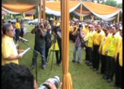 Pelantikan DPD II Golkar Metro