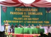 Pangdam II Sriwijaya Minta TNI Siap Hadapi Era Globalisasi