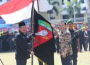 Gubernur Lampung M.Ridho Ficardo mengukuhkan Perguruan Paku Banten Indonesia