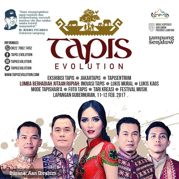 Pemprov Lampung Promosikan Kain Tapis Dengan Event Tapis Evolution