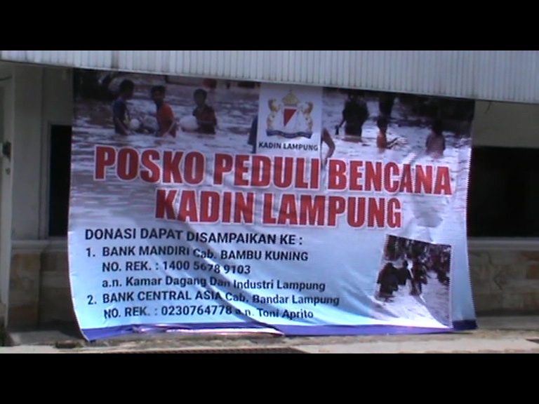 Buka Posko, Kadin Lampung Galang Bantuan