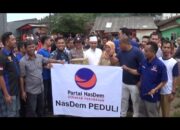 DPW Nasdem Lampung Berikan Bantuan Kepada Korban Banjir