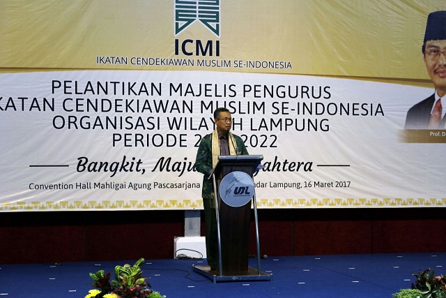 Pemprov Lampung Berharap ICMI Mampu Menjadikan Lampung Semakin Bangkit