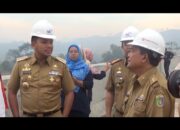 Gubernur Tinjau Kesiapan Jalan Tol Trans Sumatera Ruas Sabah Balau