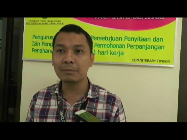KPK Limpahkan Berkas ke Pengadilan Tanjung Karang