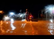 Jalan Penghubung Dua Kampung Di Lamteng Terendam Banjir