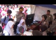 Polda Lampung Gelar Bakti Kesehatan di Pesawaran