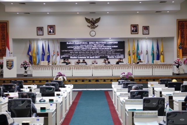 Pemerintah Dan DPRD Provinsi Lampung  Tetapkan Lima RPD