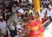 Ratusan Masyarakat Umat Hindu Se- Provinsi Lampung Membanjiri Kawasan Pura Kerti Bhuana Way Lunik