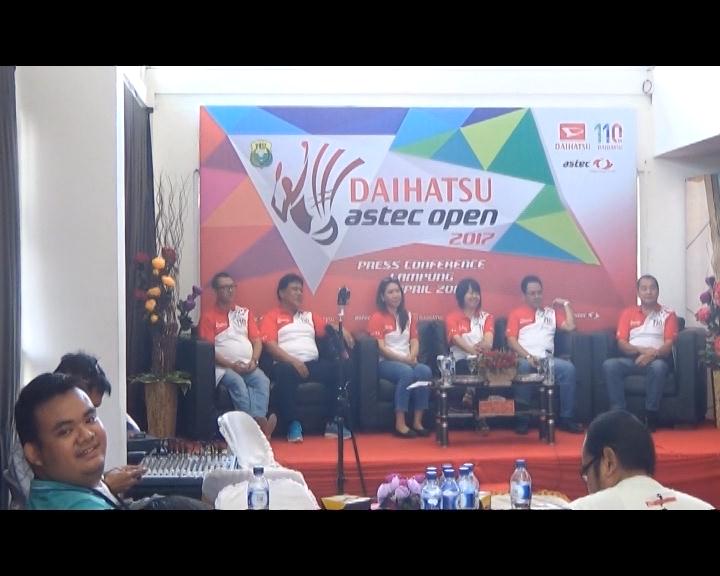 Senin Daihatsu Astec Open 2017 Digelar