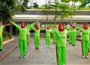 Pemprov Lampung Perkenalkan Senam Germas di Hari Keluarga Nasional XXIV