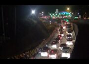 Kendaraan Pemudik Mengular Hingga ke Jalinsum