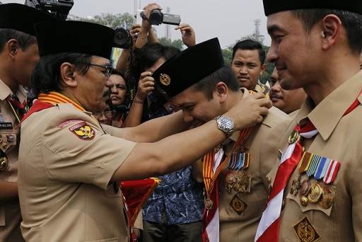 Hari Pramuka, Gubernur Lampung Raih Lencana Melati