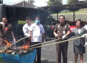 Kejari Musnahkan Narkoba dan Obat Ilegal