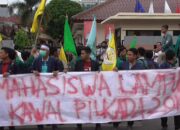 Aliansi BEM Lampung Geruduk KPU