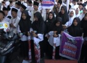 Santri Pro Jokowi, Aksi Didominasi Anak Dibawah Umur