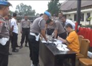 Anggota Polres Mendadak Tes Urine