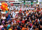 Meriah, 20 Ribu Peserta Ikuti MRSF 2019 di Pesawaran