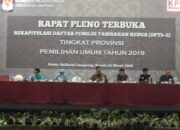 Pleno DPTb 2,  DPT Lampung Tetap
