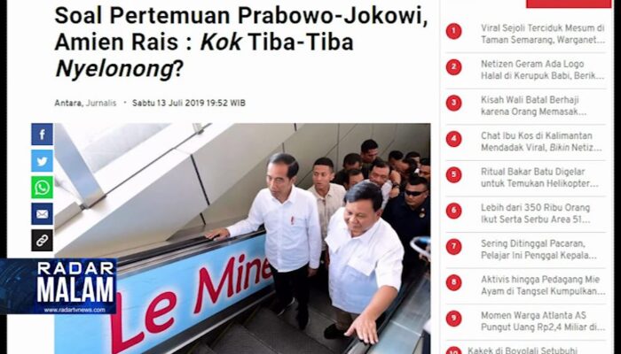 Amien Rais: Prabowo Nyelonong!