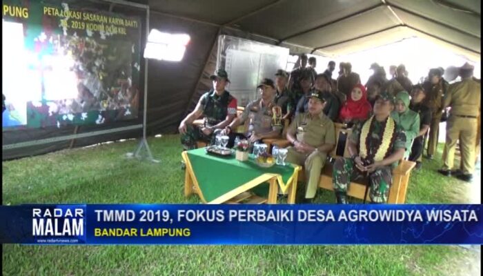 TMMD 2019, Fokus Perbaiki Desa Agrowidya Wisata