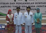 H. Zaiful Bokhari, ST.,MM Dilantik Sebagai Bupati Lamtim