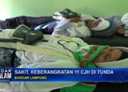 Sakit, Keberangkatan 11 CJH Di Tunda