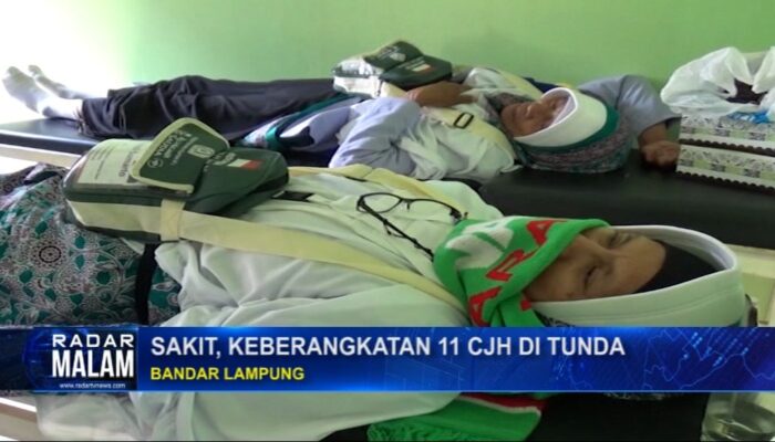 Sakit, Keberangkatan 11 CJH Di Tunda