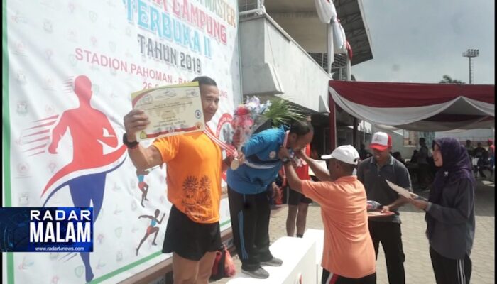 Kejurnas Atletik Master, Lampung Raih 14 Emas