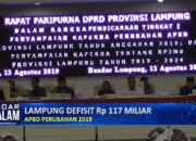 APBD-P 2019 Defisit 117 Miliar