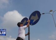 Serentak, Bersih-Bersih Rambu Jalan