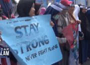 Kecam Aksi Isreal Masyarakat Lampung Gelar Aksi Damai