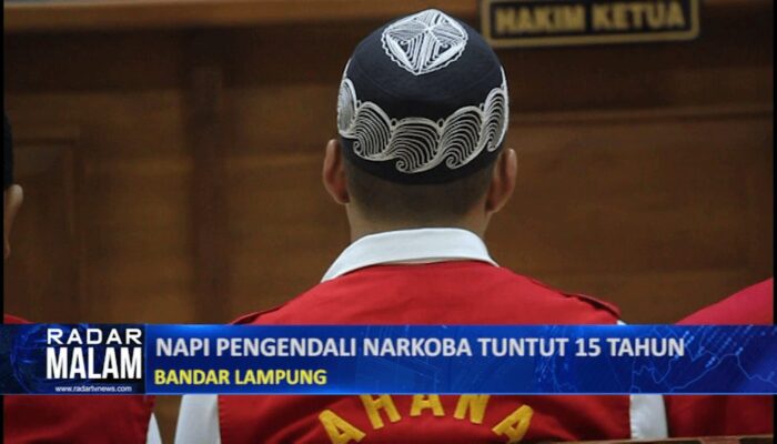 Napi Pengendali Narkoba Tuntut 15 Tahun